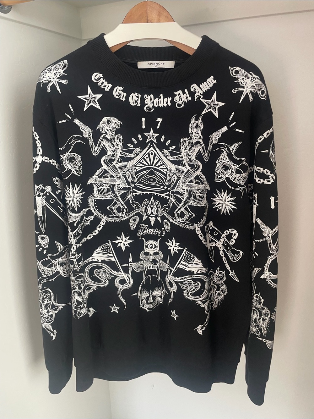 Givenchy SS2017 Tattoo Sweatshirt